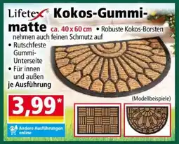 Norma Lifetex Kokos-Gummimatte Angebot