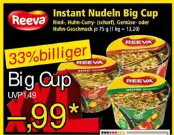 Norma Instant Nudeln Big Cup Angebot