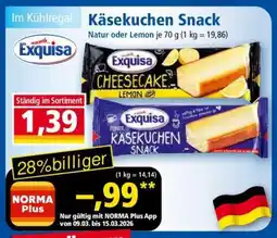 Norma Käsekuchen Snack Angebot