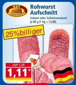 Norma Rohwurst Aufschnitt Angebot