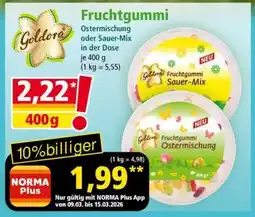 Norma Fruchtgummi Ostermischung oder Sauer-Mix in der Dose Angebot