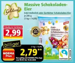 Norma Massive Schokoladen-Eier Angebot