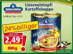 Norma Linseneintopf/Kartoffelsuppe Angebot