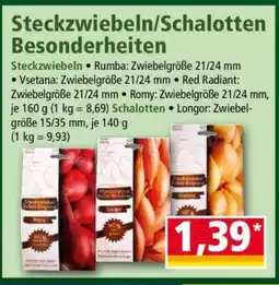 Norma Steckzwiebeln/Schalotten Besonderheiten Angebot