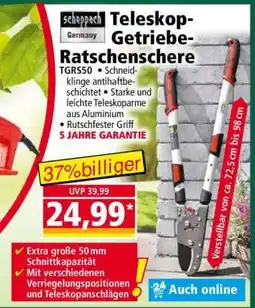 Norma Teleskop-Getriebe-Ratschenschere Angebot