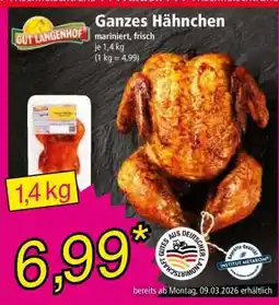 Norma Ganzes Hähnchen Angebot