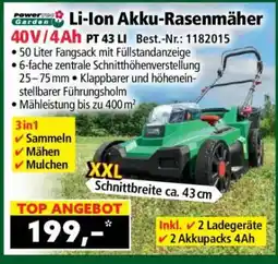 Norma Li-Ion Akku-Rasenmäher Angebot
