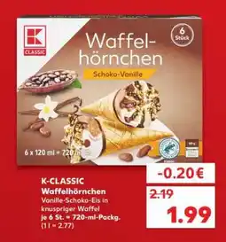 Kaufland K-CLASSIC Waffelhörnchen Angebot