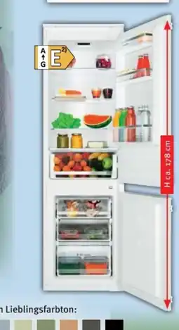 Trends Möbel Premiere Küchengeräte Einbau-Kühl-/Gefrierkombination 361787 Angebot