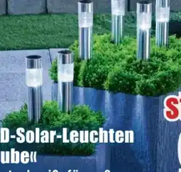 B1 Discount Baumarkt LED-Solar Leuchten Tube Angebot