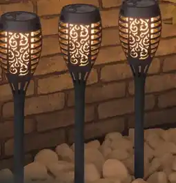 B1 Discount Baumarkt LED-Solar-Fackeln Angebot