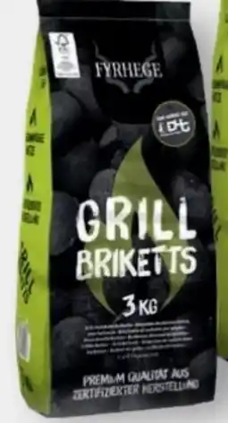 B1 Discount Baumarkt Fyrhege Grill-Holzkohlebriketts Angebot