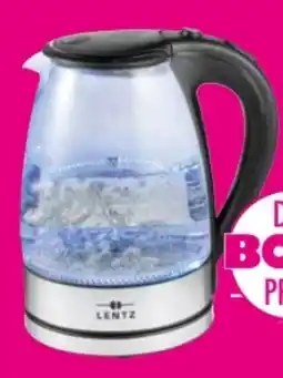Möbel Boss Lentz LED-Glaswasserkocher Angebot
