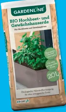 Aldi Süd Gardenline Bio-Hochbeetund Gewächshauserde Angebot