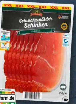 Aldi Süd Gut Drei Eichen Schwarzwälder Schinken XXL Angebot