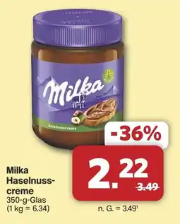 Famila Nord West Milka Haselnusscreme creme Angebot