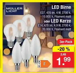 Zimmermann Müller licht led birne Angebot