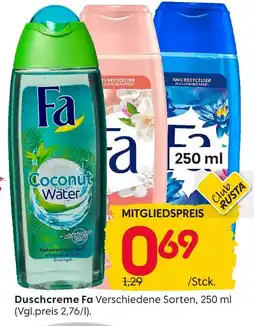 Rusta Duschcreme fa Angebot