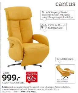 XXXLutz Cantus relaxsessel Angebot