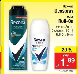 Zimmermann Rexona deospray Angebot