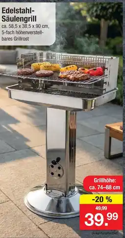 Zimmermann Edelstahl-säulengrill Angebot