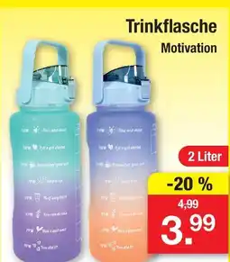 Zimmermann Trinkflasche motivation Angebot