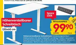 Rusta Höhenverstellbarer schreibtisch Angebot