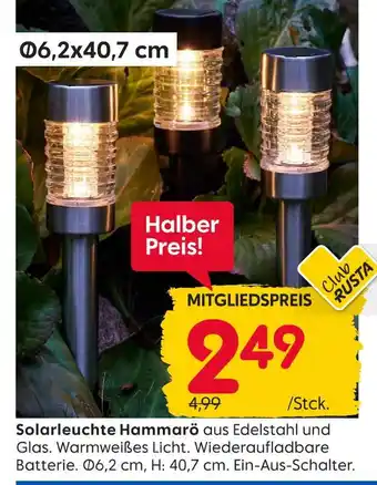 Solarleuchte hammarö