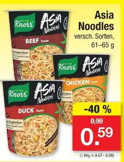 Zimmermann Knorr noodles Angebot