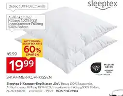 XXXLutz Sleeptex sleeptex 3-kammer-kopfkissen „ilu“ Angebot