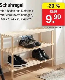 Zimmermann Schuhregal Angebot