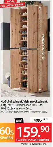 Zurbrüggen Xl-schuhschrank/mehrzweckschrank Angebot