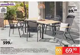 Zurbrüggen Ambia garden ausziehtisch Angebot