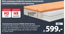 Zurbrüggen Taschenfederkernmatratze hybrid ultra 240 plus Angebot