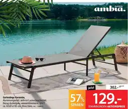 Zurbrüggen Ambia garden gartenliege karamba Angebot