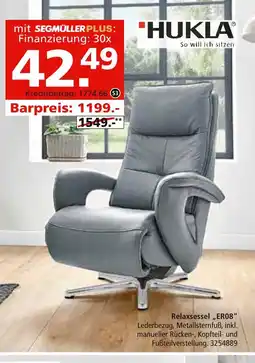 Segmüller Hukla relaxsessel er08 Angebot