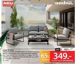 Zurbrüggen Ambia garden lounge-set karim Angebot
