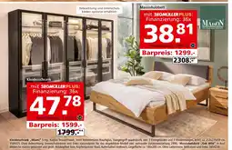 Segmüller Maison massivholzbett oak wild Angebot