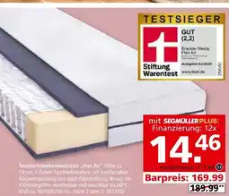 Segmüller Taschenfederkernmatratze flex air Angebot