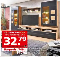 Segmüller Wohnwand sonate Angebot