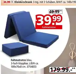 Segmüller Faltmatratze Angebot