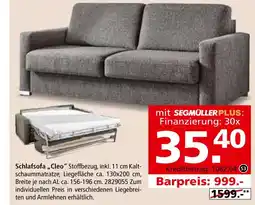 Segmüller Schlafsofa cleo Angebot