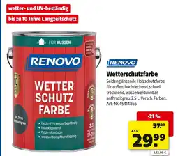 Hagebau Renovo wetterschutzfarbe Angebot