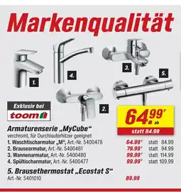 toom Baumarkt Waschtischarmatur „m“ Angebot