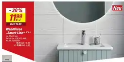 toom Baumarkt Wandfliese smart line Angebot