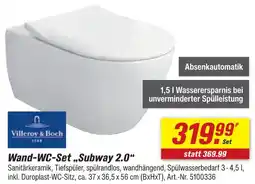 toom Baumarkt Villeroy & boch wand-wc-set subway 2.0 Angebot