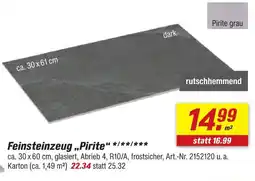 toom Baumarkt Feinsteinzeug pirite Angebot