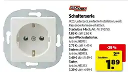 Hagebau Go/on! steckdose 1-fach Angebot