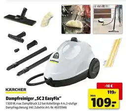 Hagebau Kärcher dampfreiniger sc 2 easyfix Angebot