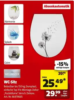 Hagebau Wellwater wc-sitz Angebot